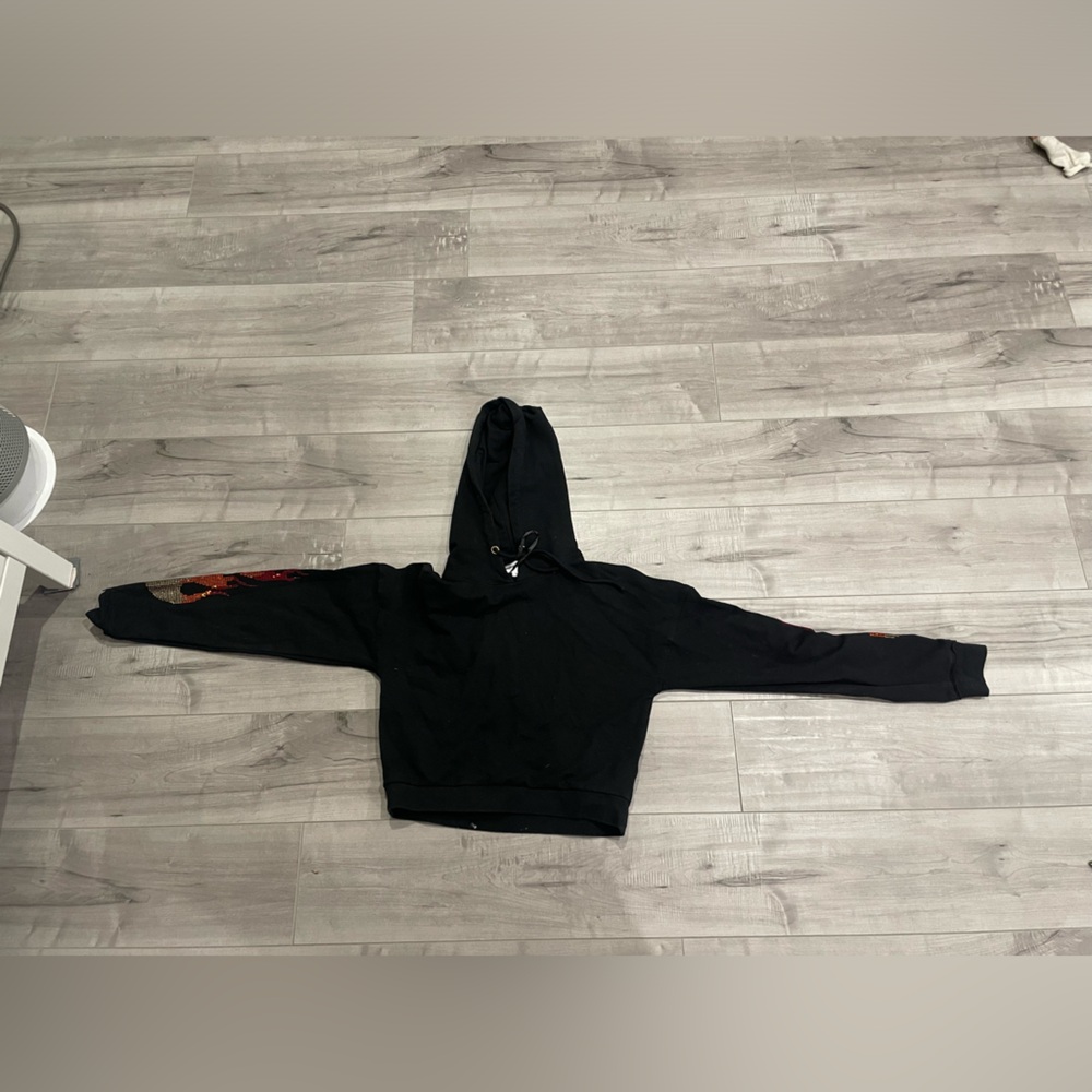 Super down cropped hoodie